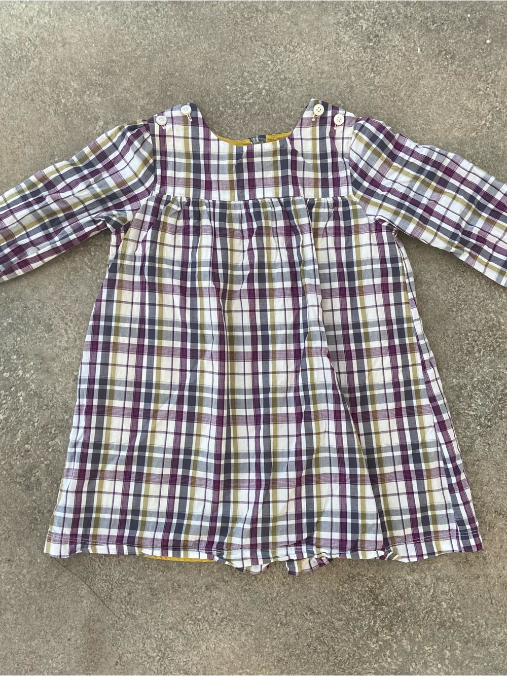 Olive Juice Plaid Dress Tunic